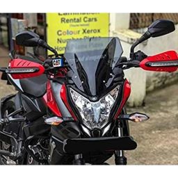Generic J T Auto Universal Fibre Wind Sheld for KTM NS Hornet (2138911, Black)-23