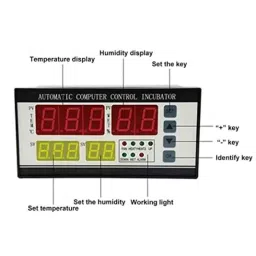Real Instruments Digital Automatic Thermostat Controller with Temperature &a; Humidity Sensor Egg Incubator, XM-18 image 5