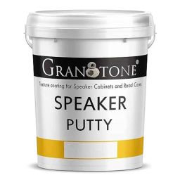 Granotone 5kg Black Matt Finish Quick Drying  Cabinet Putty for Wooden Speaker Cabinet-1