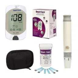 Smart Care GM01-A Blood Glucose Meter Kit with 10 Test Strips &a; Lancets-picture-18