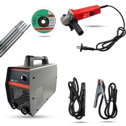 Hillgrove ARC271 271A IGBT MMA Inverter Welding Machine &a; 850W Angle Grinder Combo, HGCM956-15