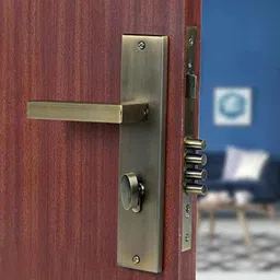 Saze Elan 10 inch Stainless Steel Antique Matt Finish Cylindrical Plate 4 Bullet Pin Mortise Door Lock Handle Set-image-94