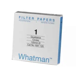 Whatman 100 Pcs 125mm Grade 1 Standard Qualitative Filter Paper Box, 1001-125-4