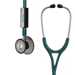 Lifeline Max III Stainless Steel Green Dual Side Diaphragm Chest Piece Stethoscope with 2 Way Tube, STH002-GN-image-51