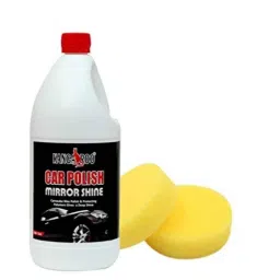 Kangaroo 1 Litre High Gloss Car Polish Cream Wax with Foam Applicator-picture-9