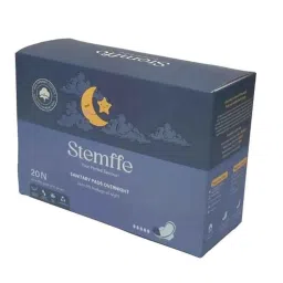 Stemffe 20 Pcs Advanced Extra Large All Night Cottony Soft Sanitary Pad Set with Wings, Size: XL-23