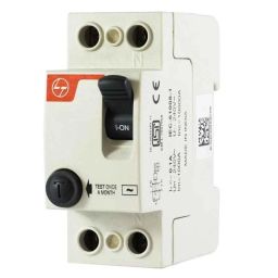 L&a;T Exora 63A 100mA 2 Pole RCCB, BG206310-19