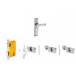Dorset Dash HL DAS 204.3mm Stainless Steel Lock Set with Both 60mm Side Key Cylinder (Pack of 4)-picture-36