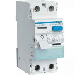 Hager 25A 30mA Residual Current Circuit Breaker, CH225J-15