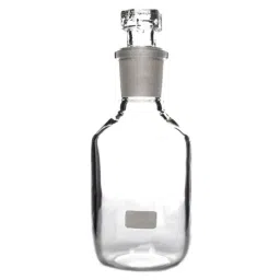ABGIL 2000ml Borosilicate Glass Reagent Bottle with Interchangeable Stopper, ABG737-18
