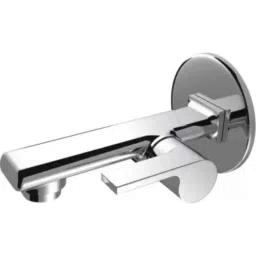 Senkiddpro Chocolate Brass Chrome Plated Wall Mounted Long Body Tap for Bathroom-picture-2