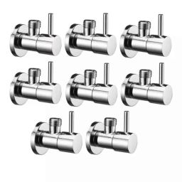 Fastgear Turbo Stainless Steel Silver Chrome Finish Angle Valve, FG2114 (Pack of 8)-35