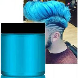 florero New Temporary Hair Styling Cream Mud Temporary , Sky Blue-picture-37