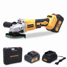 Tomahawk TC 8013 21V 8500rpm Brushless Cordless Angle Grinder with Fast Charger &a; Battery Indicator for Precision Grinding-26