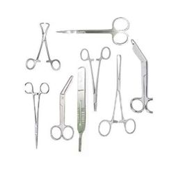 Forgesy 8 Pcs Stainless Steel Surgical Instrument Set, SUNX10-17