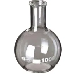 Glassco 20000ml White Printing 3.3 Boro Glass Flat Bottom &a; Narrow Neck Flask, 235.202.10-8