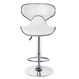 Da Urban Horse White Height Adjustable &a; Revolving Bar Stool Chair-picture-9