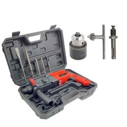 Walkers WKCB123M1 1200W 26mm Hammer Impact Drill Machine Kit with 5 Pcs Bits, 13mm Drill Chuck &a; SDS Adaptor, WKCB123-22