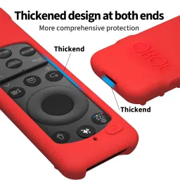 oboe Front & Back Case for Samsung Smart Tv Remote 2025 Model TM2360 E Half Wrap Protective Cover with Lanyard image 4
