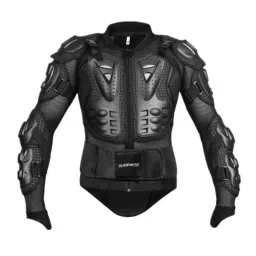 AllExtreme ARBA001 Black Full Body Armor Spine Chest Protection Gear Motocross Jacket for Motorcycling Biking Riding, Size: L-picture-10