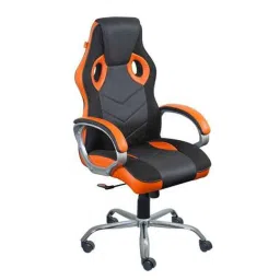 Sunview Conqueror PVC Leather &a; Mesh Black &a; Orange High Back Desk Chair, GS-500 (Pack of 2)-image-18