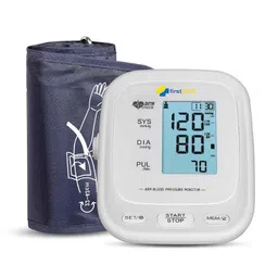 Firstmed White Automatic Digital Talking Blood Pressure Monitor with Large Touch Screen &a; C-Type USB, FM-05-26