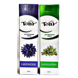 Toby 2 Pcs 270ml Lavender &a; Rajnigandha Long Lasting Fragrance Air Freshener Spray Set-17