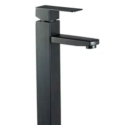 Simba 12 inch Brass Black Deck Mount Basin Mixer Tap for Bathroom, BMBSQ-T12-picture-12