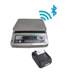 Hsco 300kg 600x600mm  Electronic Platform Bluetooth Weighing Scale With Printer, PLCHQBTPR300-picture-26