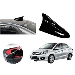 Auto Pearl ABS Black Universal Replacement Shark Fin Car Roof Antenna For Honda Amaze Type2-image-6