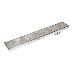 Ruhe 36x5 inch Stainless Steel 304 Matt Finish Marble Insert Shower Drain Channel with Cockroach Trap, 16-0202-19-picture-22