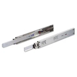 Ebco 550mm Stainless Steel Premium Sleek Telescopic Soft Close Drawer Slides, PSTDS55-SC (Pack of 2)-45