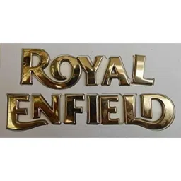 AOW (Generic) Tank Monogram for Royal Enfield (Emblem) Gold-33