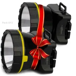 Pick Ur Needs 25W 12V ABS Yellow Waterproof LED Head Light with 300m Projection Distance, PN-2129 (Pack of 2)-picture-48