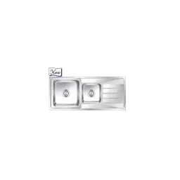 Nirali Orus Anti Scratch Finish Kitchen Sink, Size: 1165x505 mm-image-61