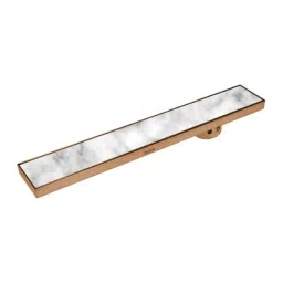 Ruhe 36x4 inch Stainless Steel 304 Rose Gold PVD Coated Marble Insert Shower Drain Channel, 16-0226-12-picture-44