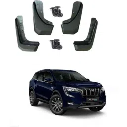 SureStrive 4 Pcs PVC Cup Type Front &a; Rear Mud Flap Set for Mahindra Xuv700 All Model-image-73