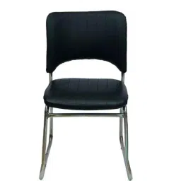 Veeshna Polypack Fabric Black Low Back Visitor Chair, CRH-1022-picture-8