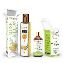 GoWoo 2 Pcs 10ml Natural Therapeutic Grade Cold Pressed Vanilla Aroma Oil &a; 100ml Musk Melon Carrier Oil Set, GWOC1284-P47+P178-picture-34