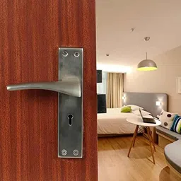 Saze Stainless Steel Matt Finish Mortise Door Lock Set for Office, Hotel &a; Bathroom, Ky-CRZ023-picture-2