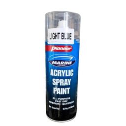 Pioneer 400ml Light Blue Matte Marine Acrylic Spray Paint-11