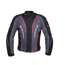 Biking Brotherhood Red Rubberized Navigator Jacket, Size: 4XL-picture-0