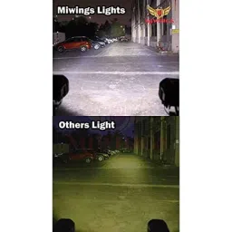 Miwings 6 LED Light Bar 36W 6500K Super Bright Spot Work Light with Flashing/Blinking Inbuilt Pods Single Row Off Road Driving Waterproof Fog Light 12V, (Pack of 2) image 5