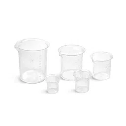 WKM 4 Pcs Polypropylene Measuring Beaker Set, KT29 (Pack of 12)-2
