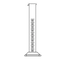 Axiva 25ml Touff Hexagonal Base Measuring Cylinder, MCH0025 (Pack of 20)-picture-40