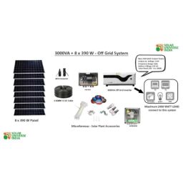 Solar Universe India 3000VA Solar Inverter &a; 8 Pcs 390W Monocrystalline Solar Panel Combo (Pack of 2)-image-24