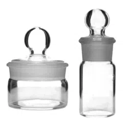 ABGIL 30ml Borosilicate Glass Weighing Bottle with Interchangeable Stopper, ABG891-76