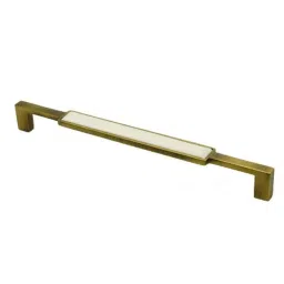 RAB 224mm Zinc White Antique Brass Drawer Pull Handle, 301 (Pack of 4)-image-88