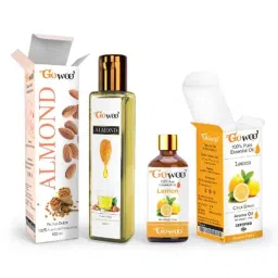 GoWoo 2 Pcs 10ml Natural Lemon Aroma Oil &a; 100ml Almond Carrier Oil Set, GWOC730-P27+P164-picture-10