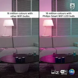 Philips Wiz Connected 10W E27 Smart Wi-Fi LED Bulb with 16M Colour, Wiz10_2 (Pack of 2) image 3